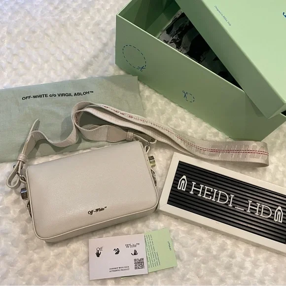 Off-White Binder Mini Flap Crossbody Bag - Picture 10 of 12